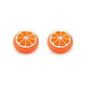Silicone Soft Lemon Fruit Thumb Stick Grip Cap Joystick Cover For Nintendo Switch Oled/Lite Joy-Con Controller Thumbstick Case