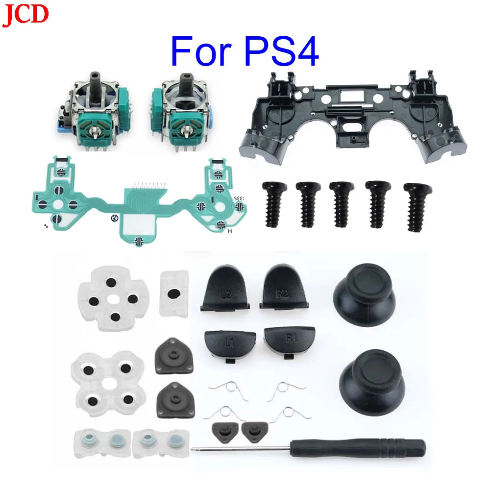 For PS4 Controller Repair Set L1 R1 L2 R2 Trigger Buttons 3D
