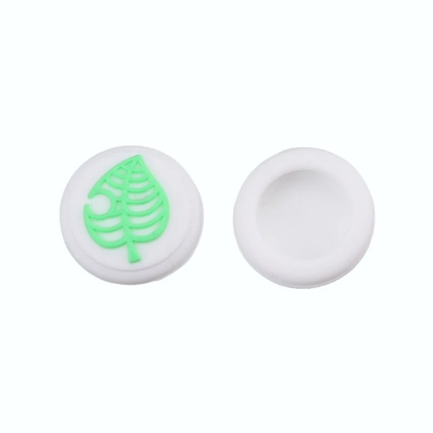 Animal Crossing Blue Leaf Thumb Stick Grip Cap Joystick Cover For Nintend Switch Lite Joy-Con Controller Gamepad Thumbstick Case