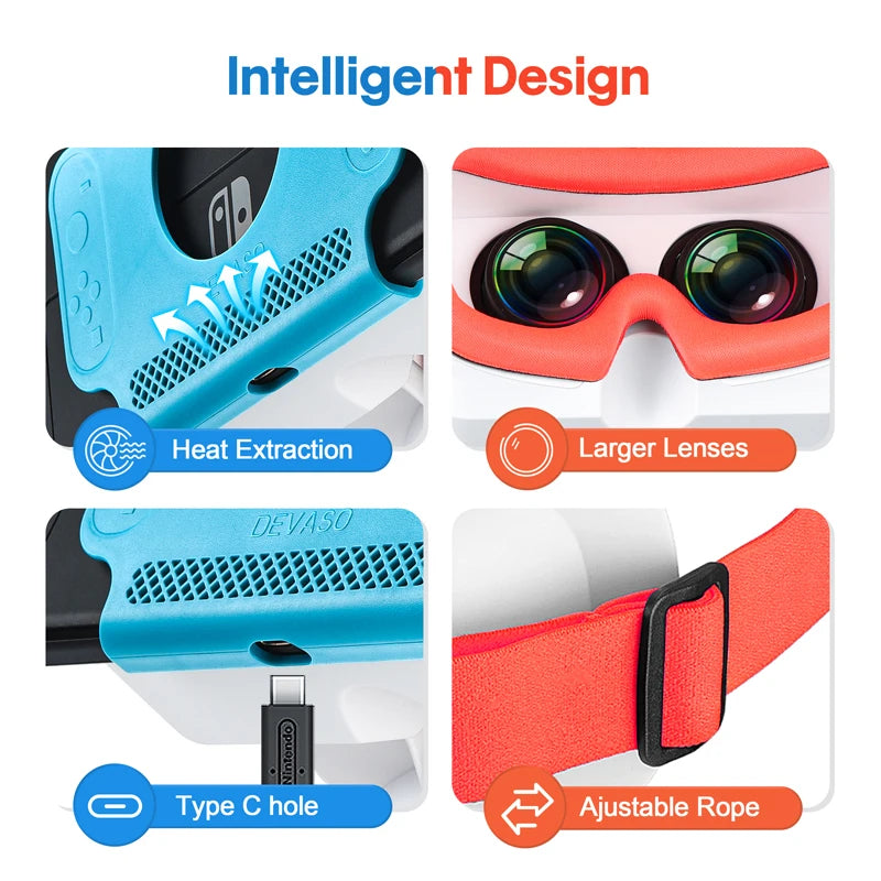 for Nintend Switch LABO VR Glasses Virtual Reality Movies fo