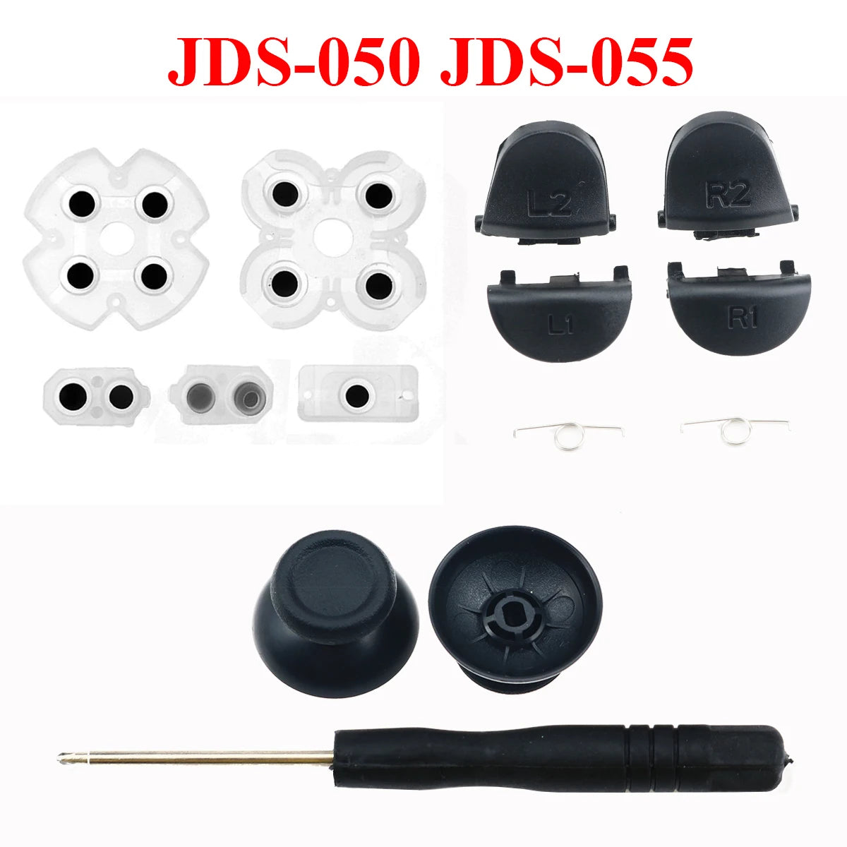 YuXi R2 L2 L1 R1 Trigger Buttons Mod Kit PS4 Pro Slim JDS JD