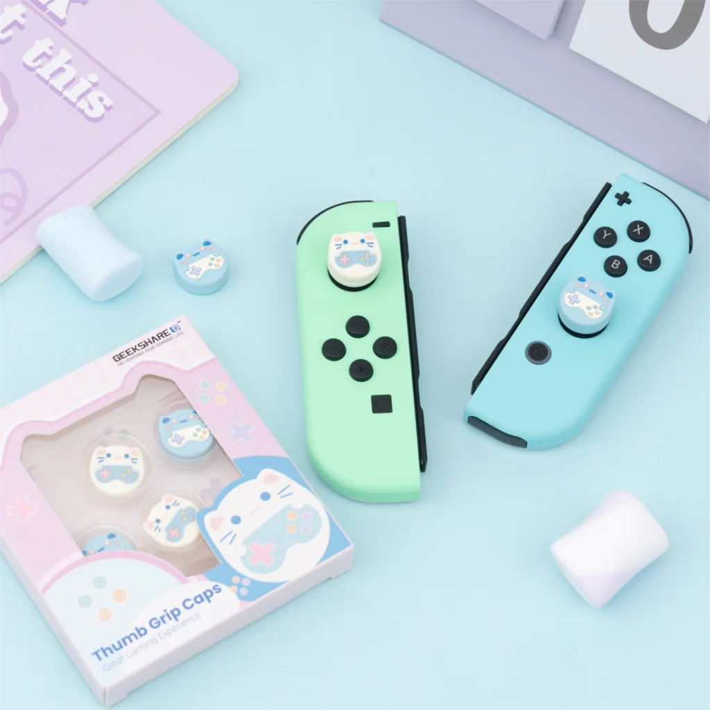 Frog Fox Cat Thumb Stick Grip Cap Joystick Protective Cover 