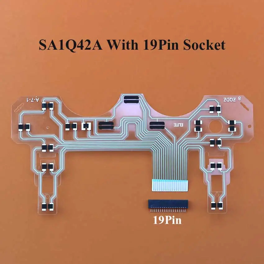 Ribbon Circuit Board Film Joystick Flex Cable Conductive Film For PS2 SA1Q42A SA1Q43-A Controller 18pin 19Pin Socket Connector