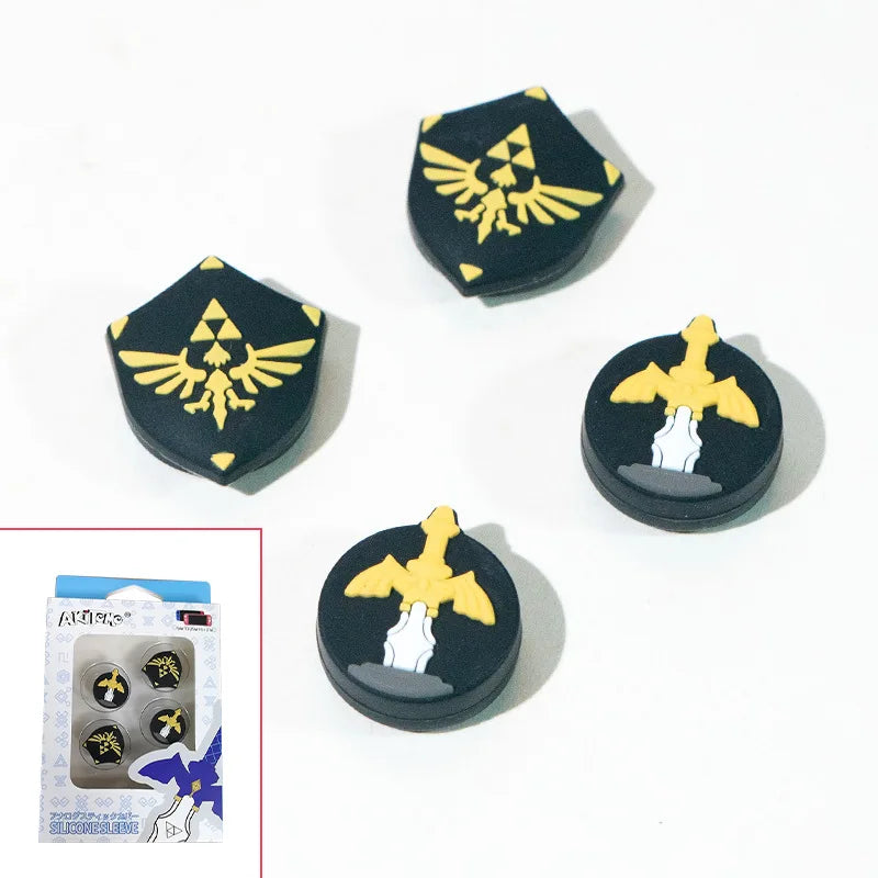 Silicone Thumb Stick Grip Cap Soft Joystick Cover Game Skyward Sword For Nintendo Switch Oled NS Lite Joy-con Thumbstick Case