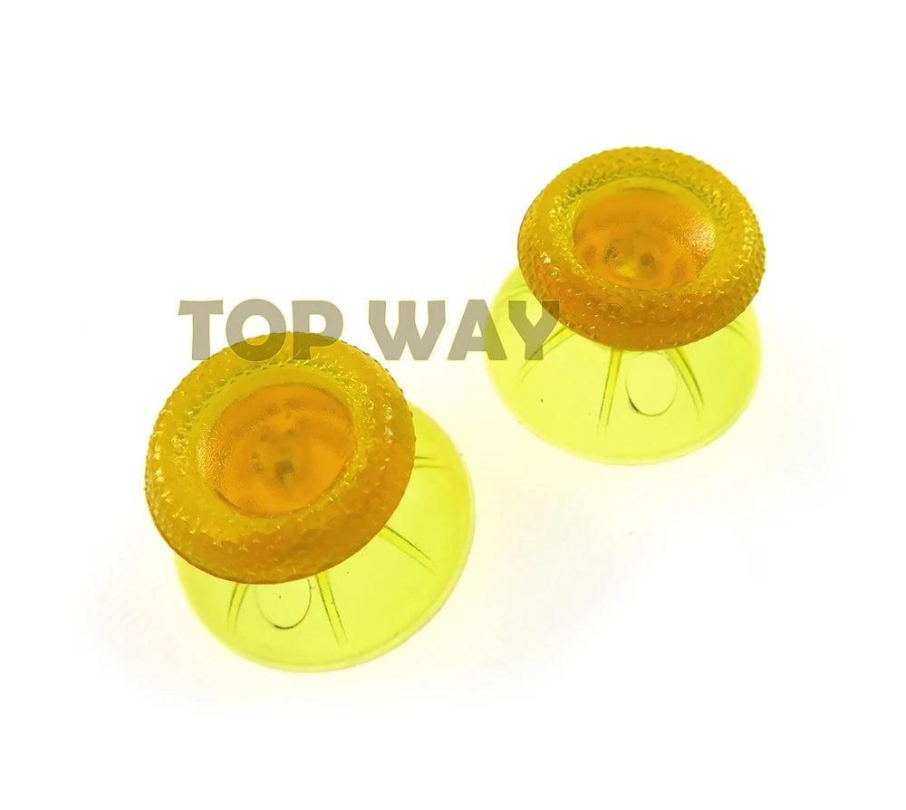 2pcs For Sony PS5 Playstation 5 Controller Thumbstick Cover Transparent Clear 3D Analog Joystick Stick Module Mushroom Cap