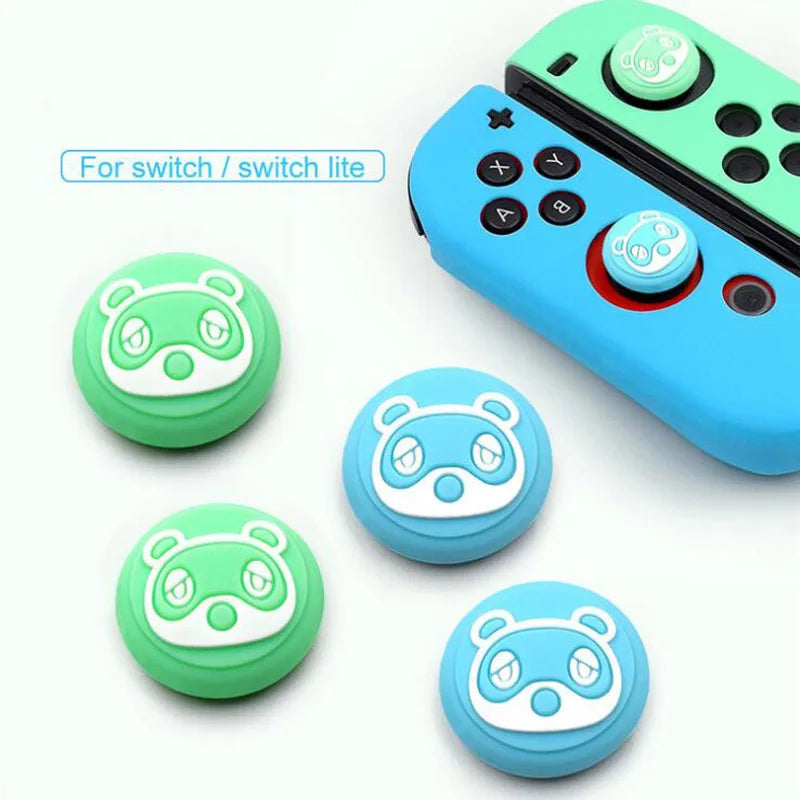 Cute Silicone Soft Thumb Stick Grip Cap Joystick Cover Skin 