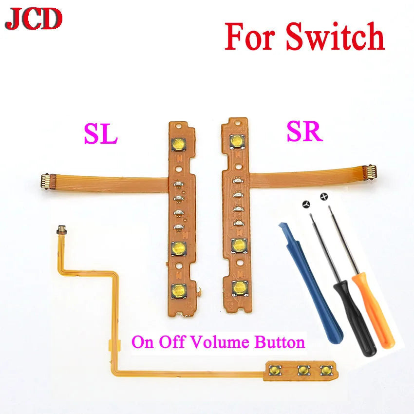 JCD 1set L/R SL SR Button Key Flex Cable Replacement Parts F