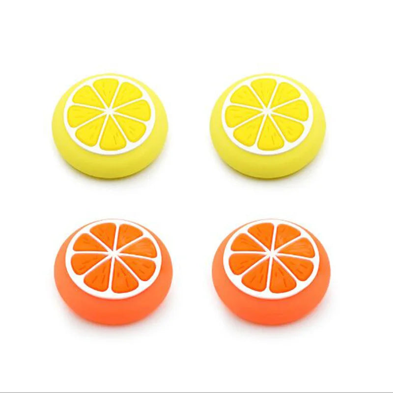 Silicone Soft Lemon Fruit Thumb Stick Grip Cap Joystick Cove