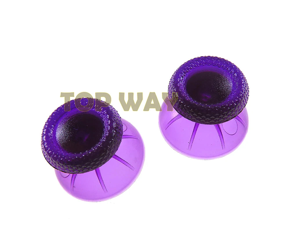 2pcs For Sony PS5 Playstation 5 Controller Thumbstick Cover Transparent Clear 3D Analog Joystick Stick Module Mushroom Cap