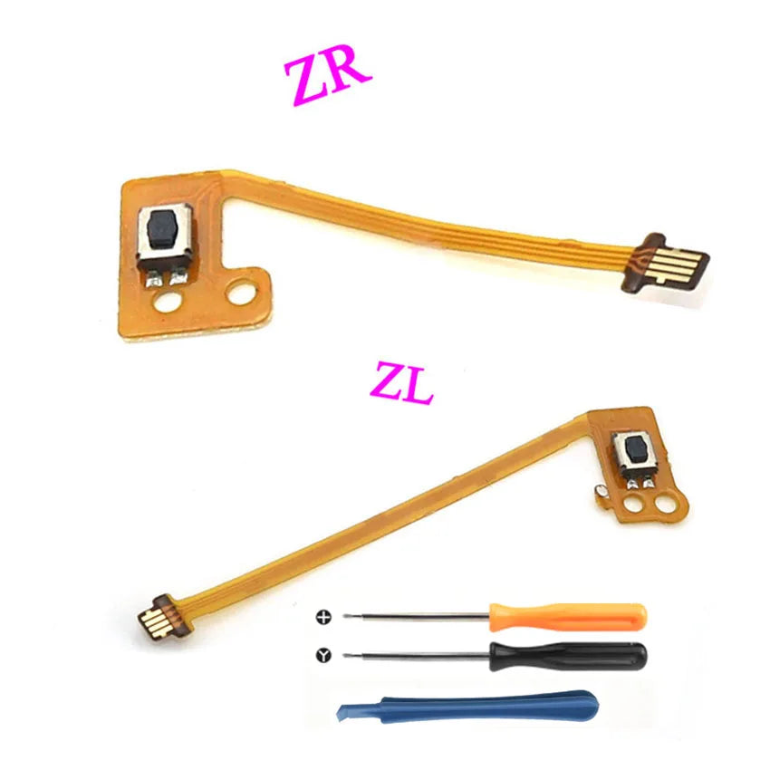 JCD 1set L/R SL SR Button Key Flex Cable Replacement Parts For Switch JoyCon NS L/R Game Controller With Screwdriver Tool