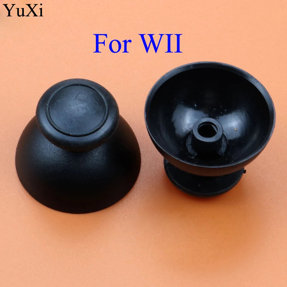 1 Piece Plastic Black Analog Thumbstick Thumb Stick Replace for PS4 Pro PS3 for Xbox One for Xbox 360 / WII Controller