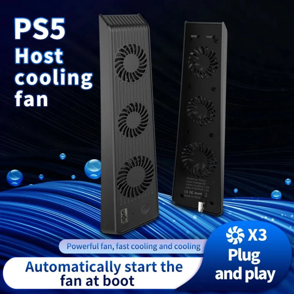 For PS5 Gaming Console Universal Cooling Fan PS5 Console Coo