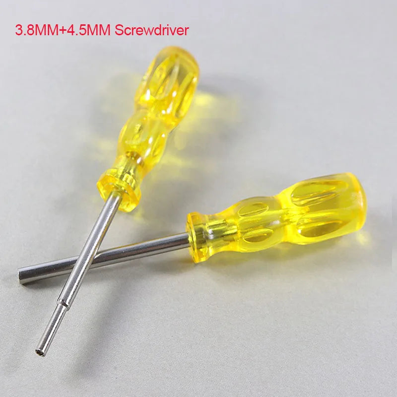YUXI 1/2pcs 3.8mm 4.5mm Safety Screwdriver Repair Tool For N64 NES SNES NGC SEGA SFC MD Color GameCube Gaming Console