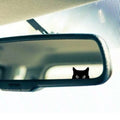 Cat Peeker Decal Car Decal Black Cat Peeker Sticker Blank Bu