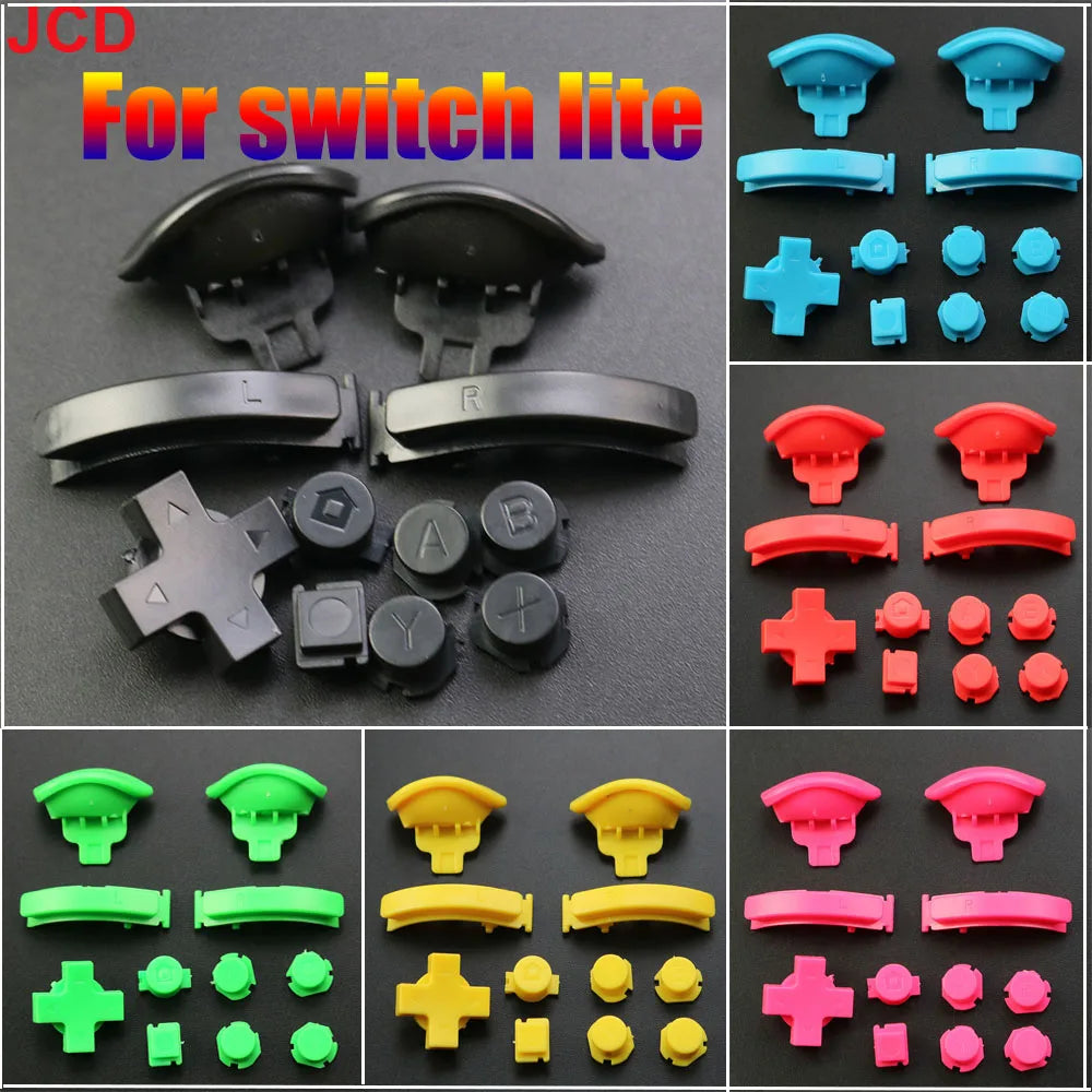 JCD 1set Multi Colors Full Set Key ABXY Button D Pad Buttons