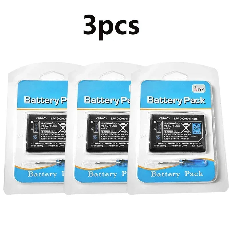 CTR-003 SPR-003 3.7V Lithium Battery Replacement For NDSL NEW 3DSLL 3DSXL N3DS 2DS GBA SP Gameboy Game Console