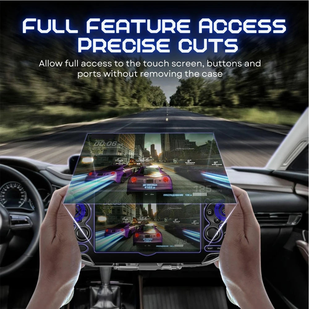 Protective Crystal Case for PS Vita 1000 Handheld Transparen