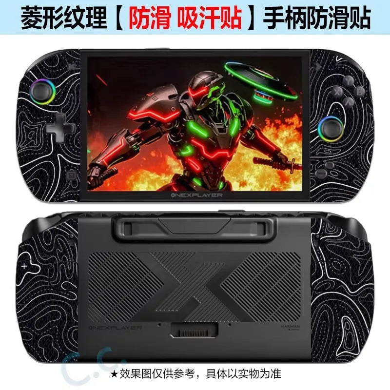 Pre-cut Anti-Slip Grip Skin Sticker For 2025 OnexPlayer OnexFly Apex MAX 8 MAX+ Handheld Game Console Anti-Sweat Film