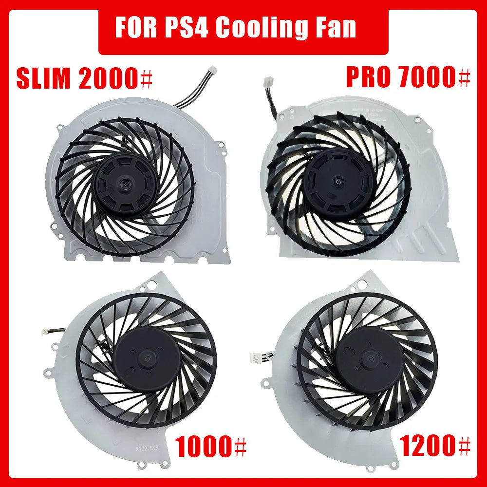 New Inner Cooling Fan for PS4 Game Console Cooler 1000/1200/