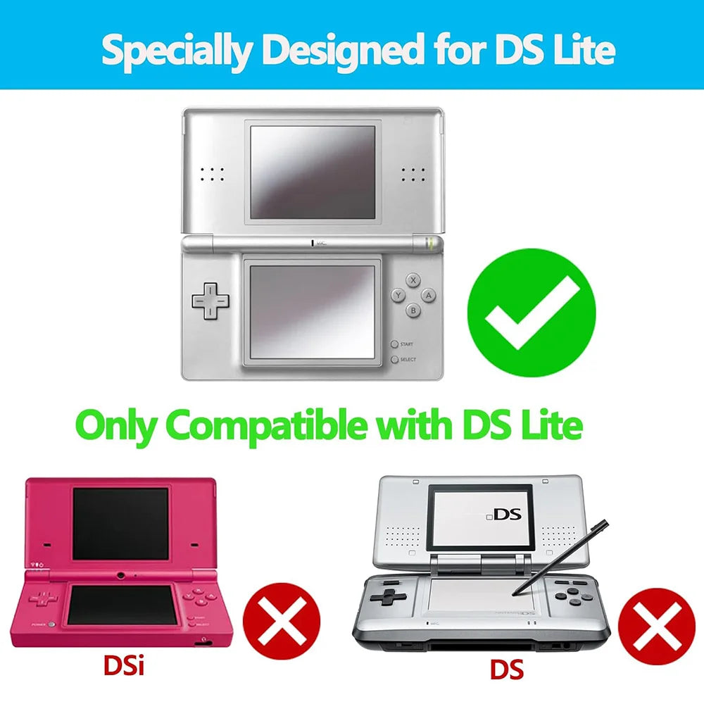 Protective Transparent Hard Shell Case Cover for Nintend DS 