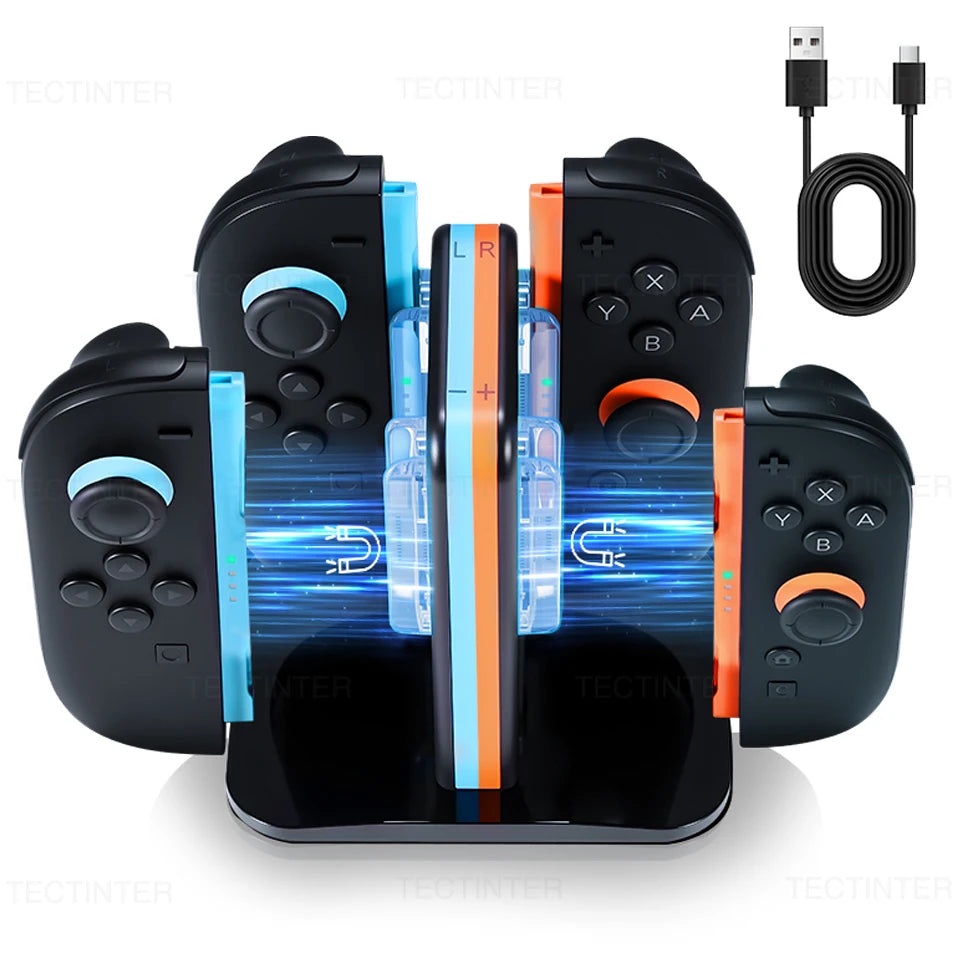 4-in-1 Charging Dock Station for Nintendo Switch 2 Joystick 
