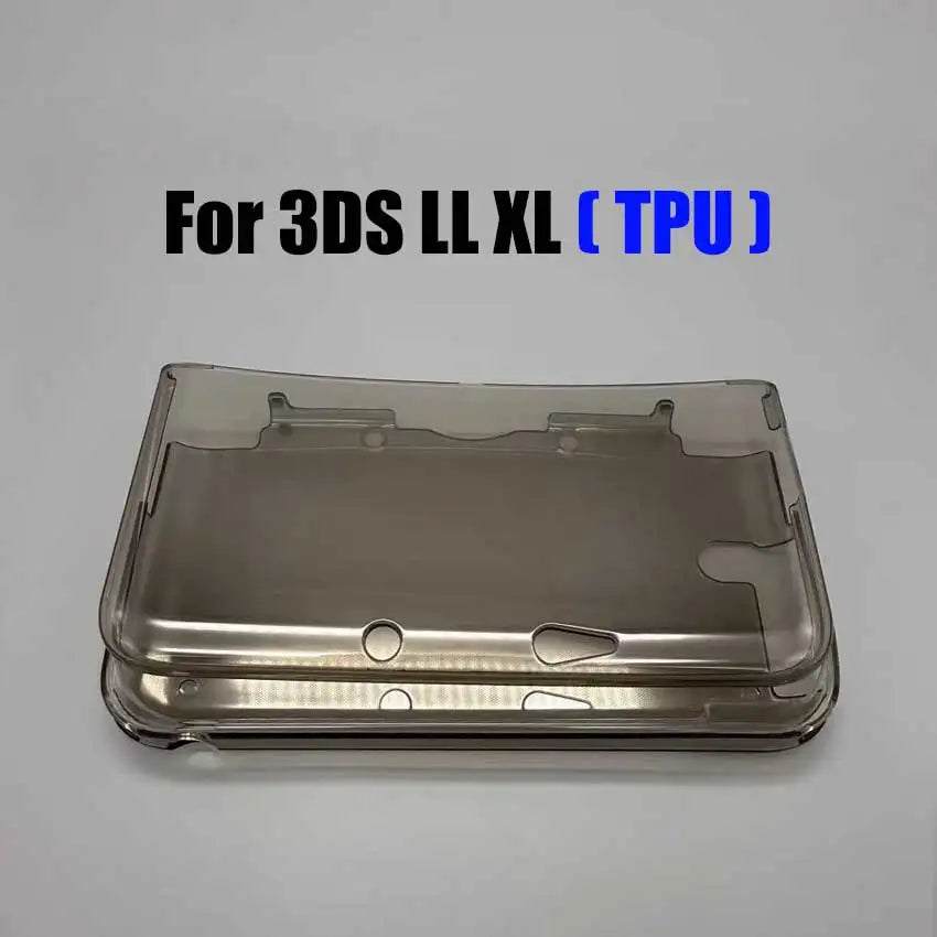Plastic Crystal Hard Shell & TPU Silicone Sleeve For 2DS 3DS 3DSLL 3DSXL New 2DS 3DS LL XL Game Console Soft Protective Case