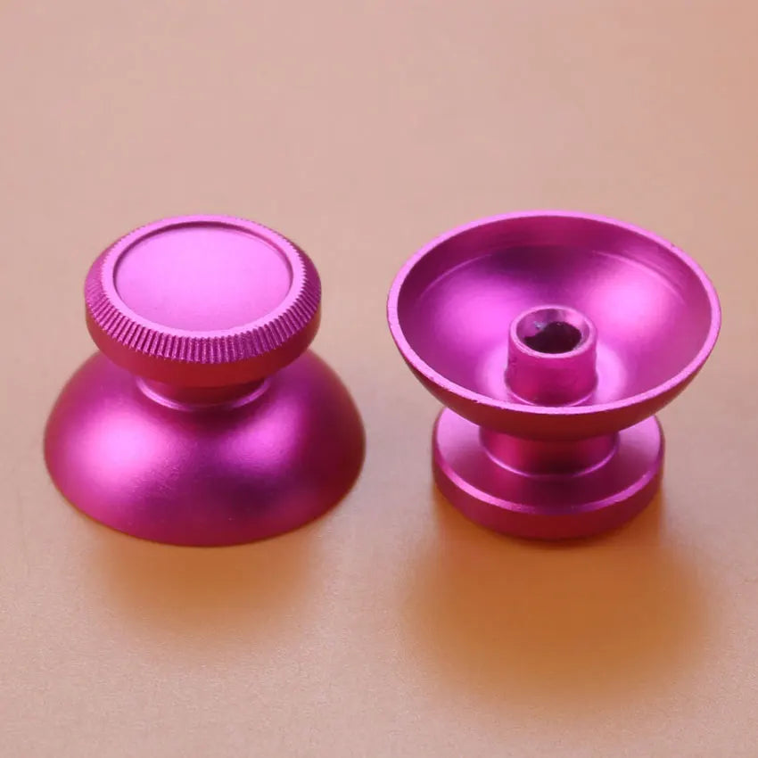 JCD 2PCS Metal Analog Joystick Thumb Stick Grip Cap For PS4 