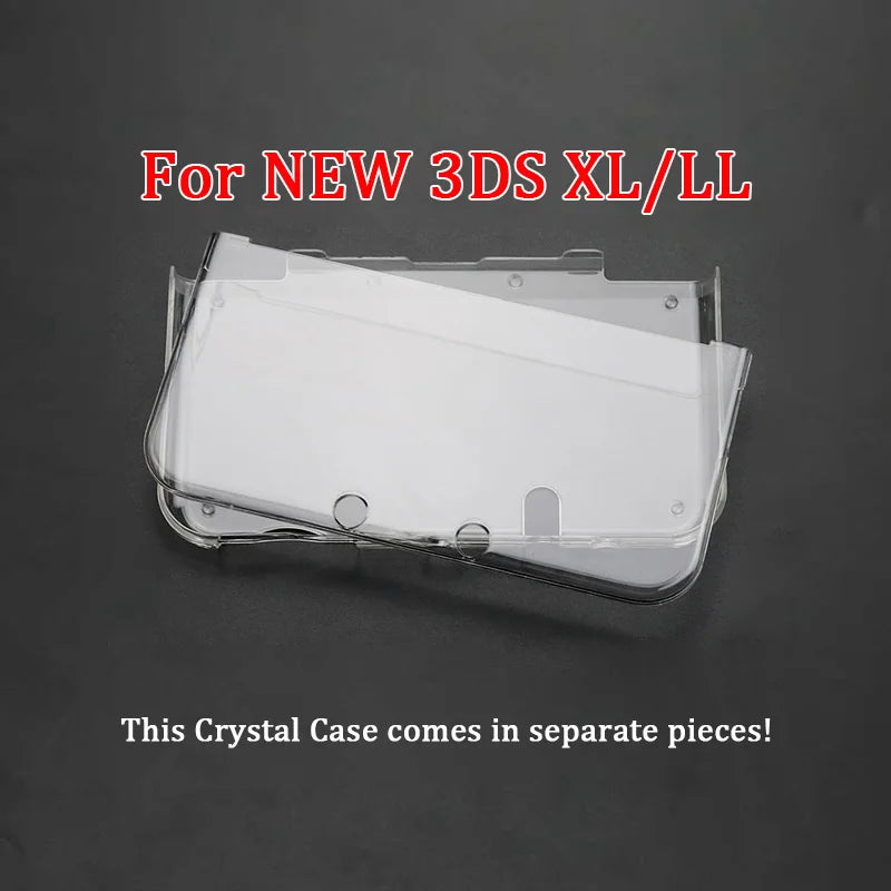 Crystal Protective Case Cover Hard Shell Skin Case For NDSL NDSi XL LL GBA SP PSP 2000 3000 PSV 1000 2000 For New 2DS 3DS XL LL