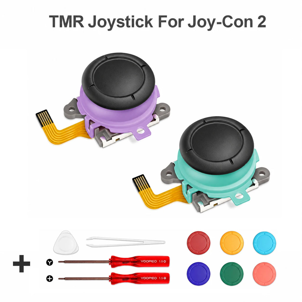GuliKit TMR Joystick for Switch 2 2025 No Drifting Stick for Joy-Con 2 NS2 Game Console Repair Replacement & Upgrade