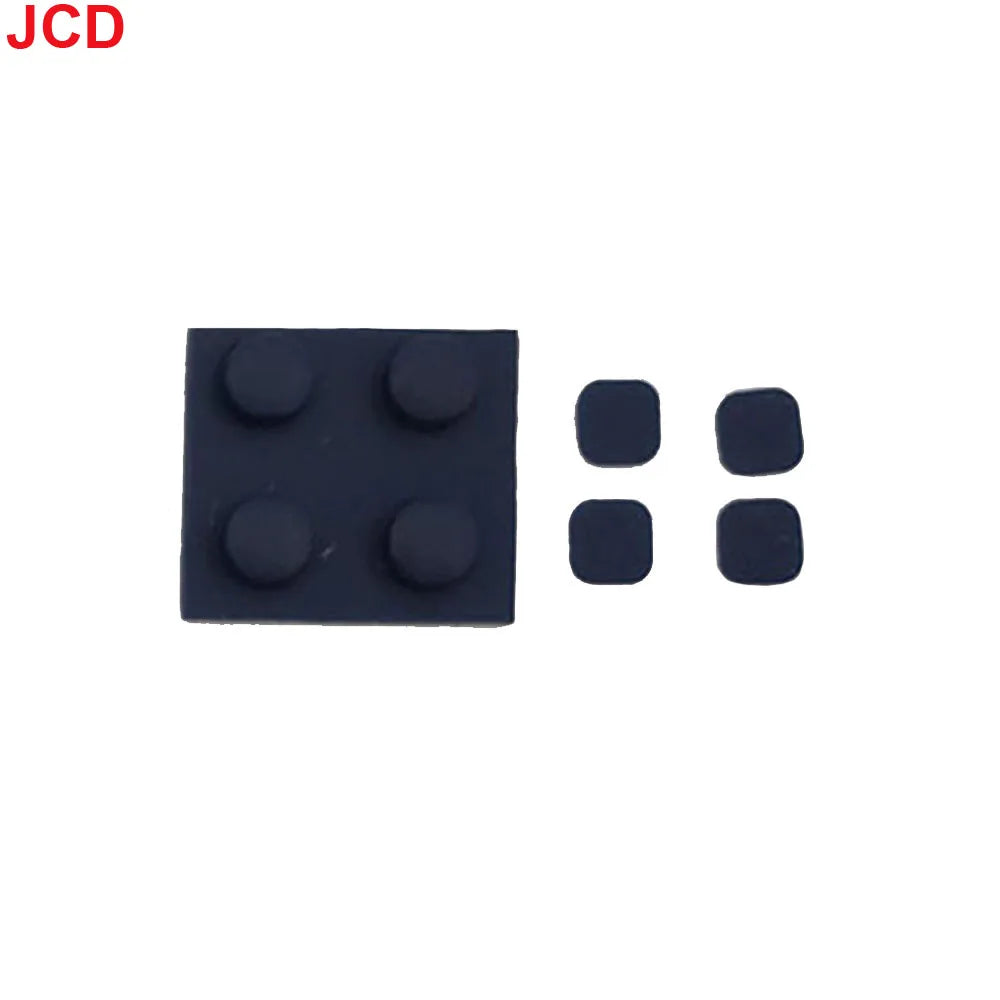 JCD For New 3DS XL Console Front Back Screw Rubber Feet Cover Upper LCD Screen Screws Cover Rubber Replacement For New 3DS LL