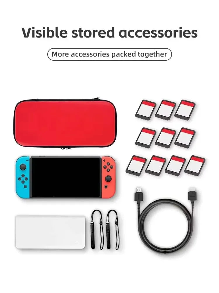 Portable Hard Shell Carrying Case for Switch Console Waterpr