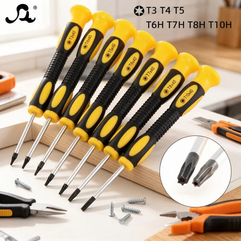 Original 7-in-1 Torx Screwdriver Set T3 T4 T5 T6 T7 T8 T10 f