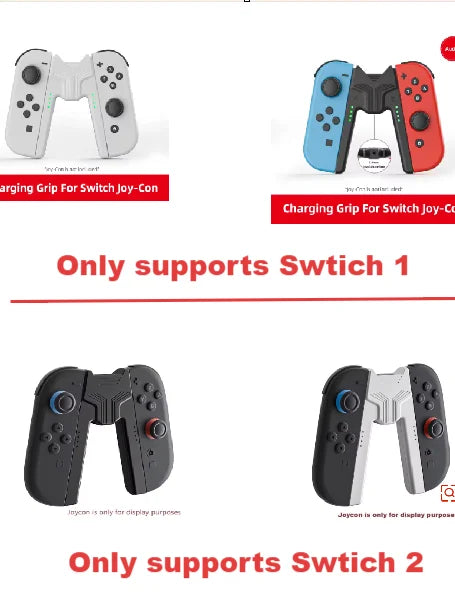 AOLION For Switch Charging Grip Bracket Joycon Handle Contro