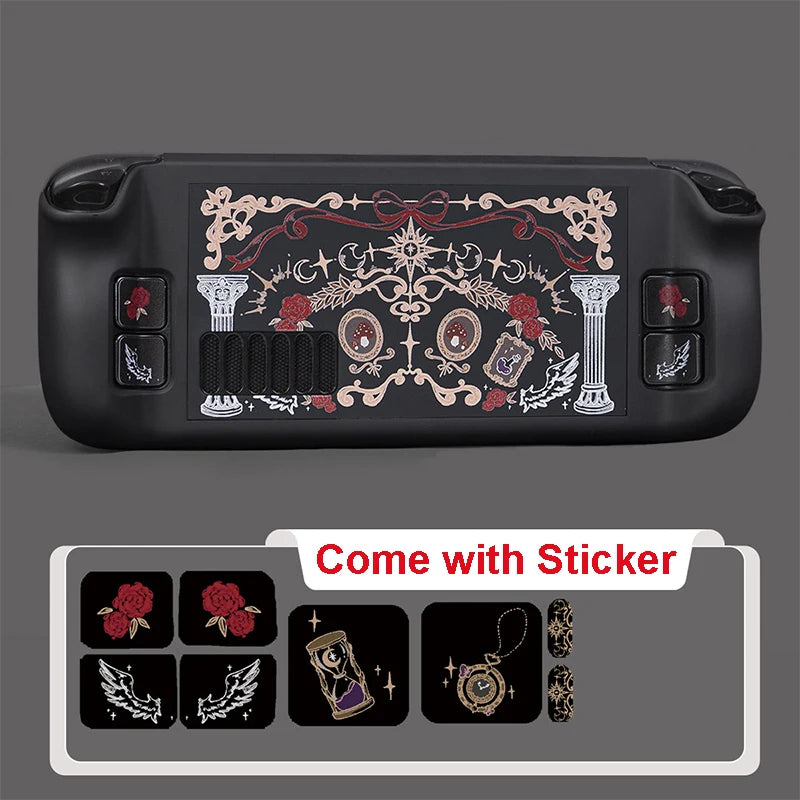 Steam Deck Oled Case Cool Black Moon Star Hard PC Console Co