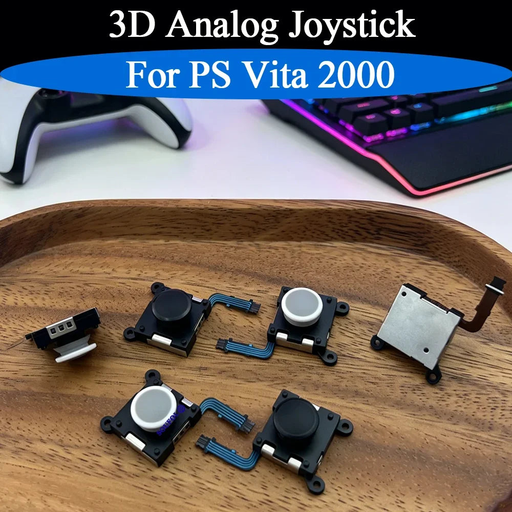 High Quality 1/2/5/8/10PCS For PS Vita 2000 Black/White 3D A