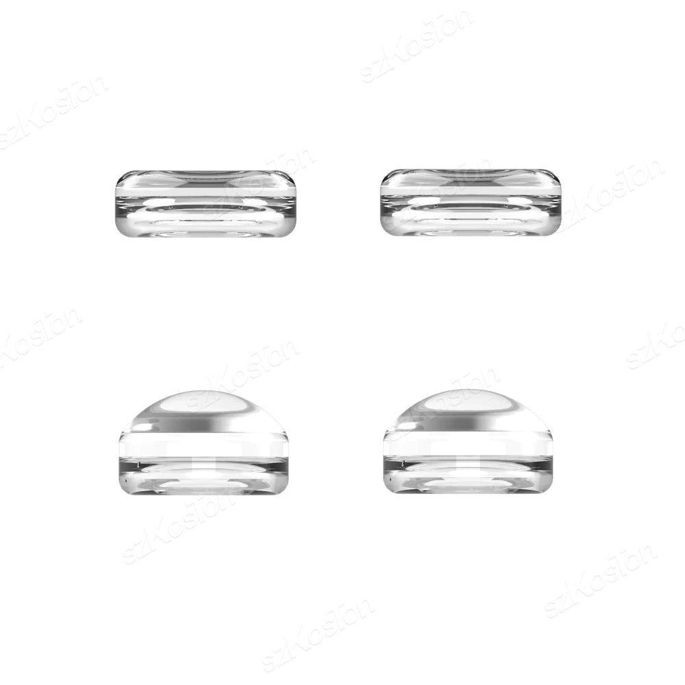 Clear Thumb Grips Caps for Switch 2 Pro Controller Anti-Slip Soft Silicone Joystick Cap Cover for Switch2 Gaming Accessories