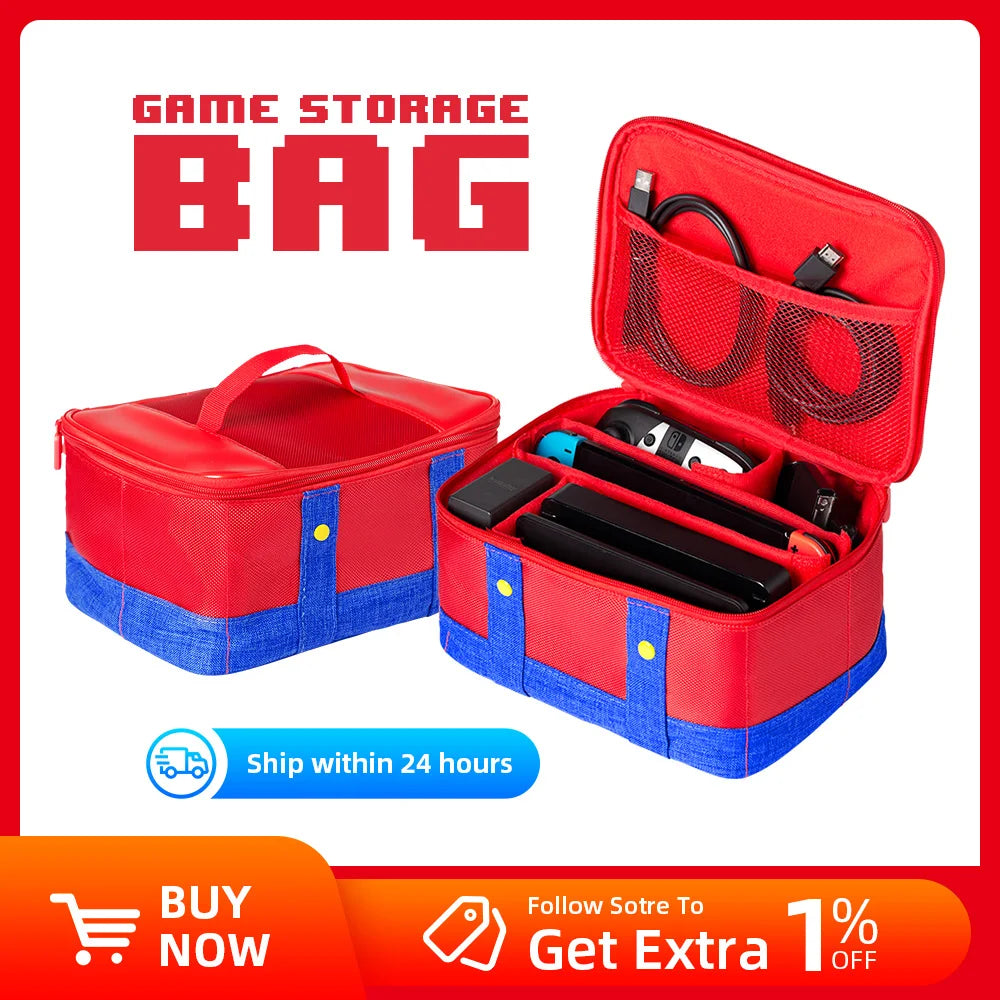 Large Carrying Protective Case for Nintendo Switch 2 OLED Co