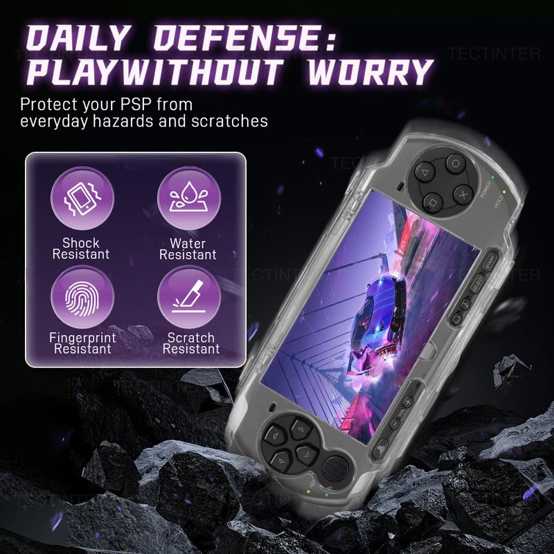 Transparent Clear Hard Cover Crystal Case PSP 2000/3000 Hand
