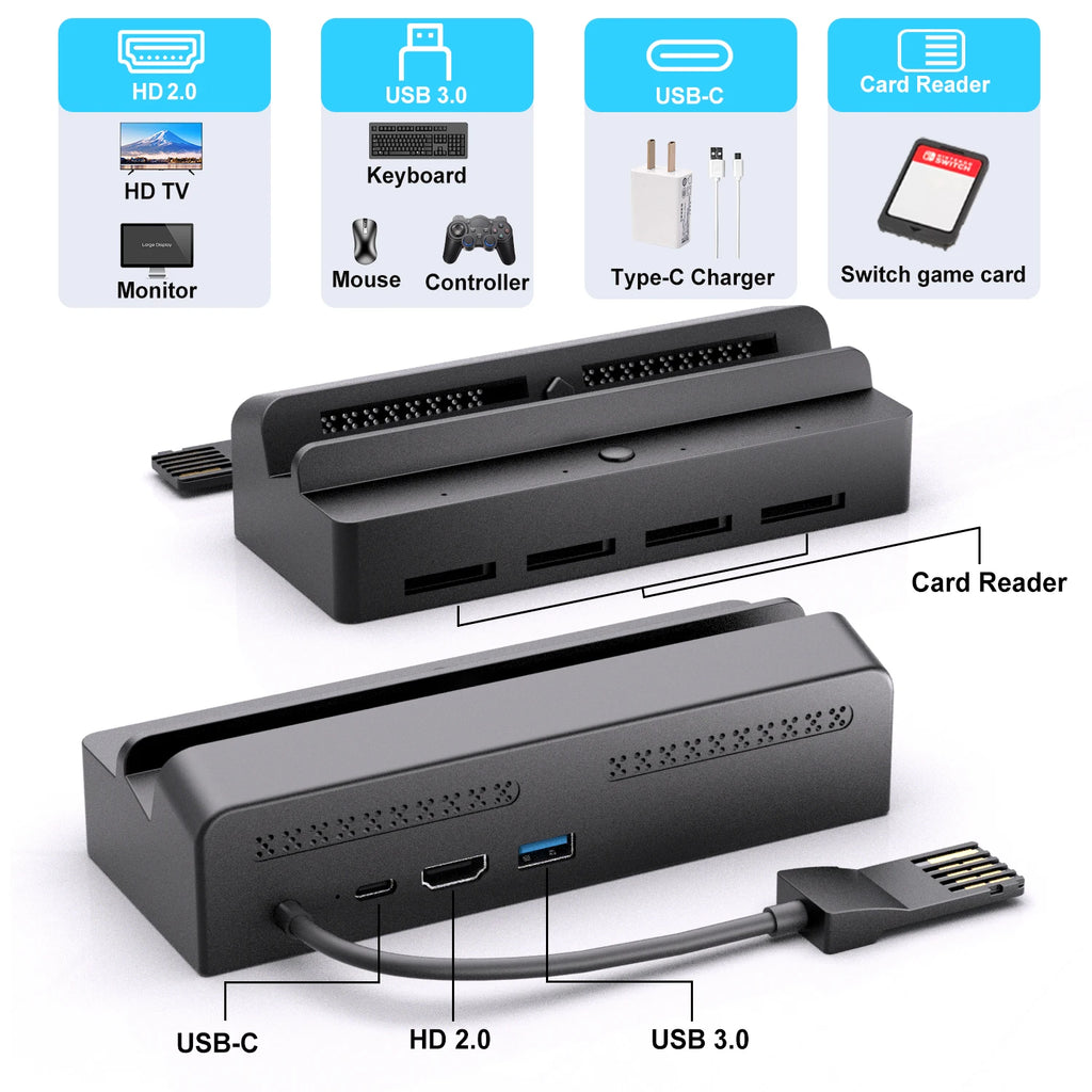 For Nintend Switch 7 In 1 Game Card Reader Switch For Switch