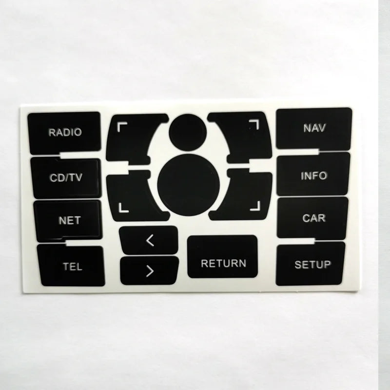 For Audi A8 D3 Interior Stickers Central Control Panel Upgra