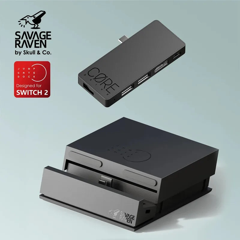 Savage Raven by Skull & Co. Jumpgate Dock for Nintendo Switc