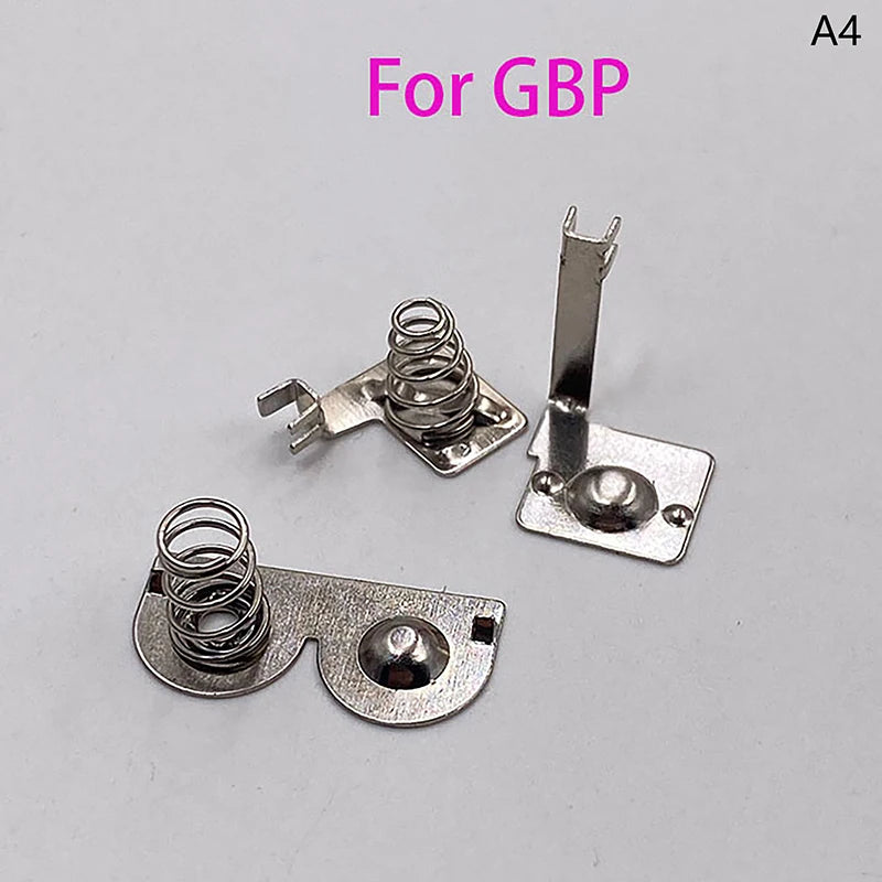 For Gameboy Advance Color Battery Terminals Spring Contacts Replacement For GB DMG GBA GBC GBP Console Housing & Mainboard