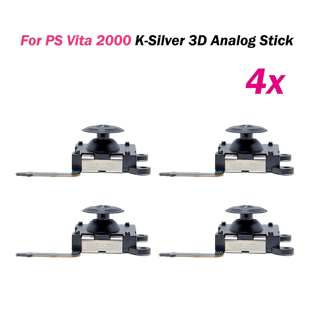 2/4/10pcs K-Silver JP17 3D Analog Stick for PS Vita 2000 PSV2000 PS Vita Slim Replacement Joystick Thumbstick Anti Drift Rocker
