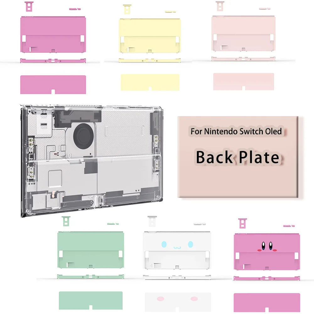 Back Plate Full Set Shell for Nintendo Switch OLED Console R