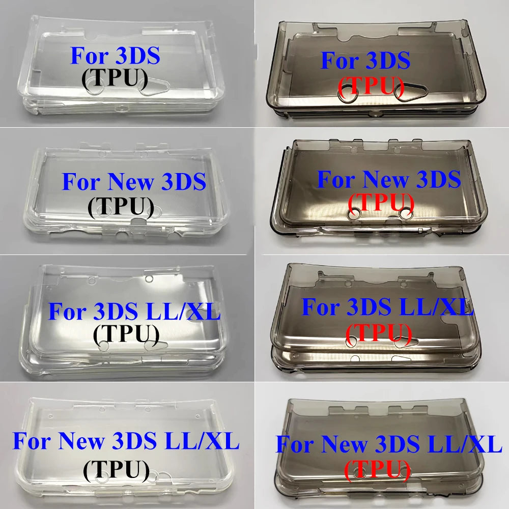 JCD High Quality TPU Silicone Sleeve for New Nintendo 3DS LL