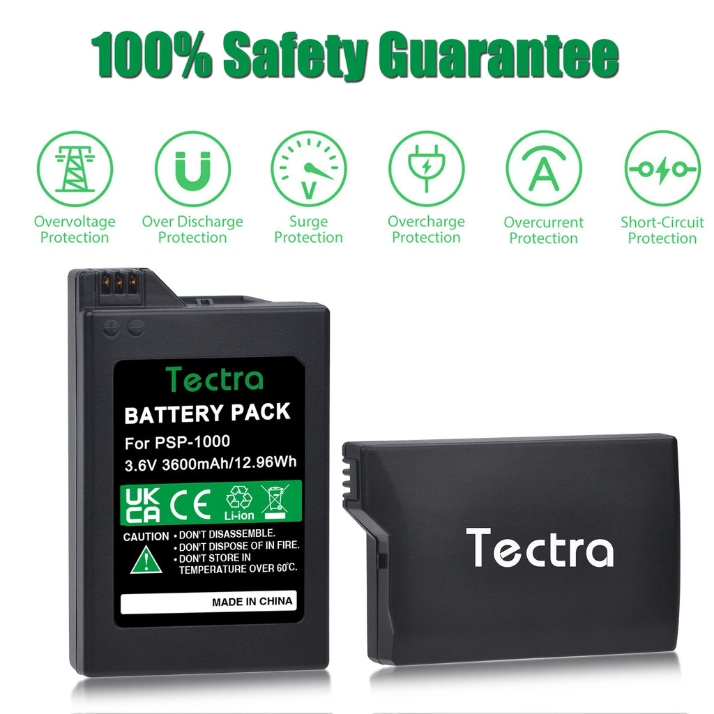 PSP-110 PSP-1005 Replacement Lithium Batteries 3600mAh for S