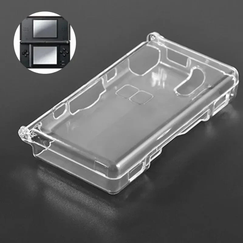 NDSL Transparent Housing Shell Hard Protective Case with Scr