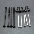 JCD Full Set Screws For PS2 PS3 Slim 2000 3000 4000 70000 Game Console Plastic Rubber Feet Cover Set Screws Kit Repair Parts