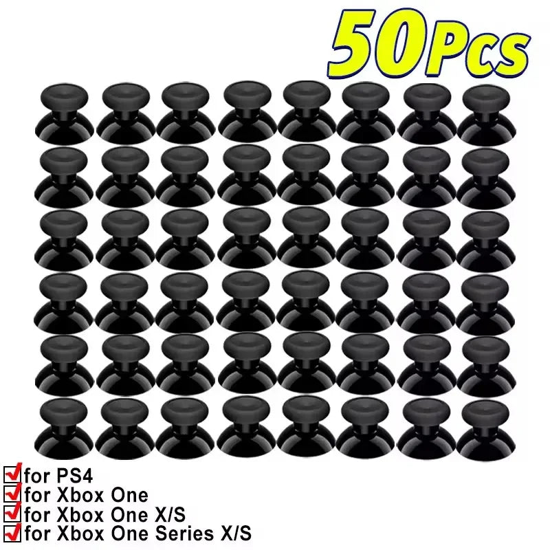 10pcs Replacement Thumbsticks for PS5 PS4 PS3 Controller Analog Thumb Sticks for XBOX ONE Series 360 Joystick Caps Repair Parts