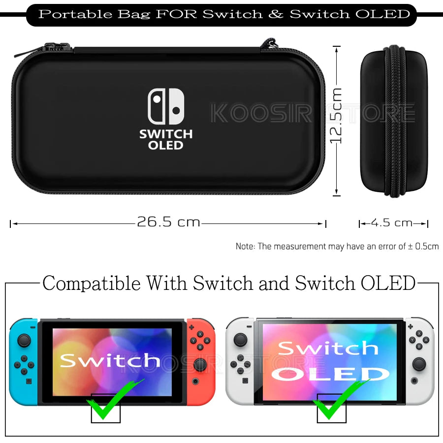 Nintend Switch / OLED EVA Carrying Case Protective Shell Han